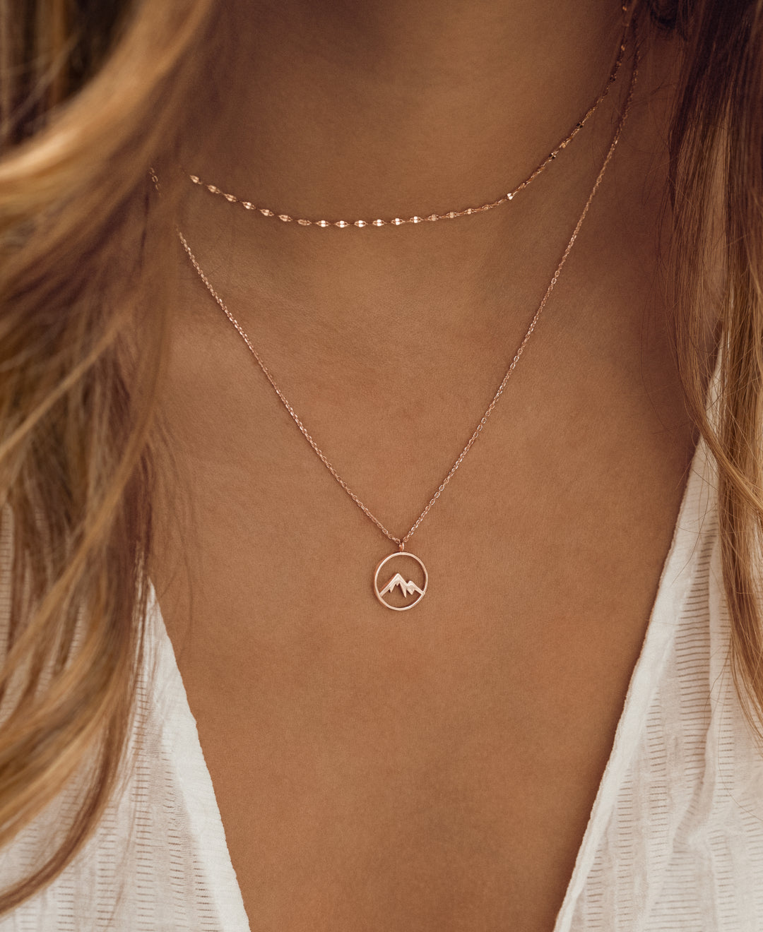 Golden Mountains Necklace