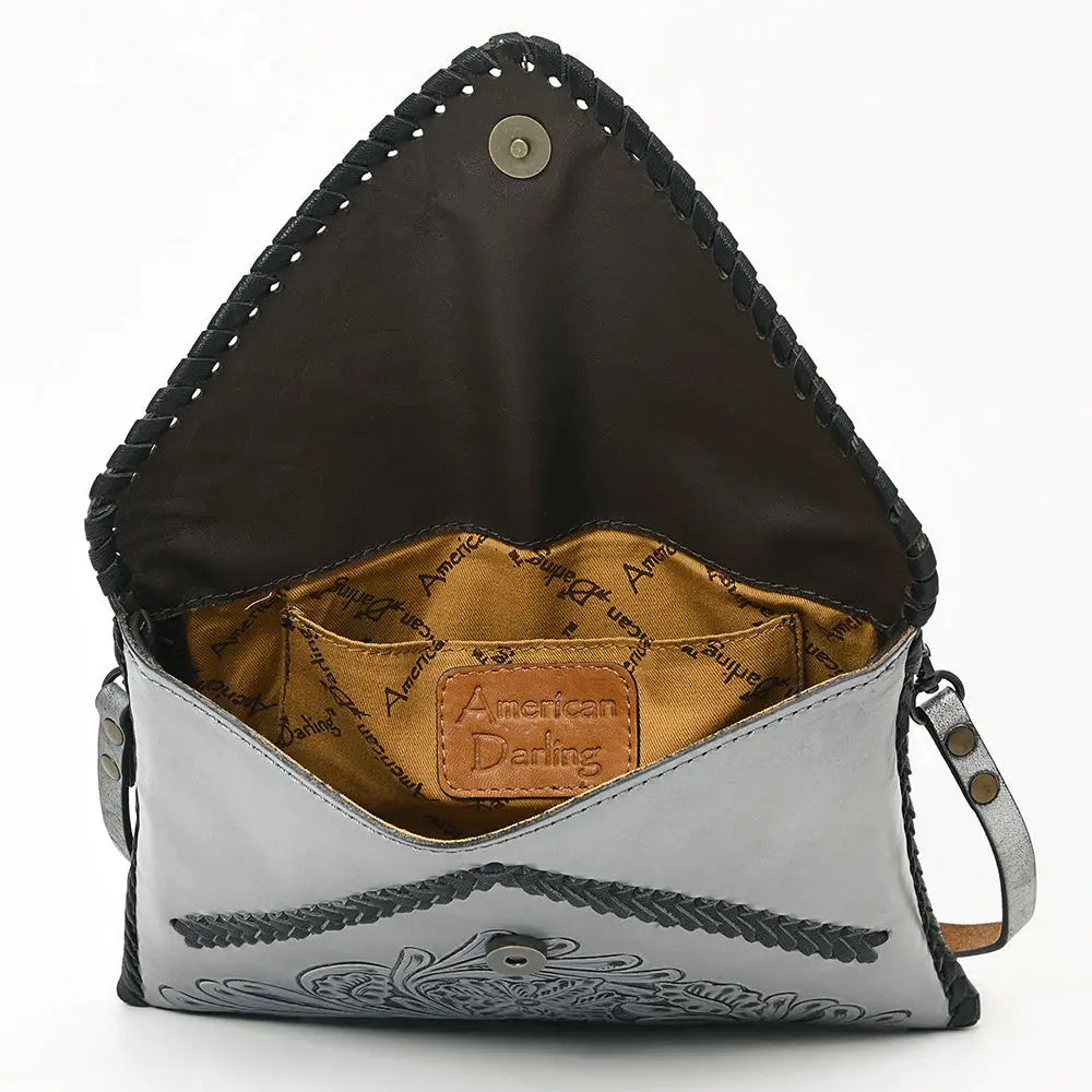 American Darling Grey Luxury Western Hand Bag