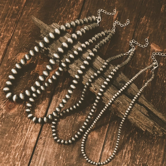 Western Pearl Necklace Set