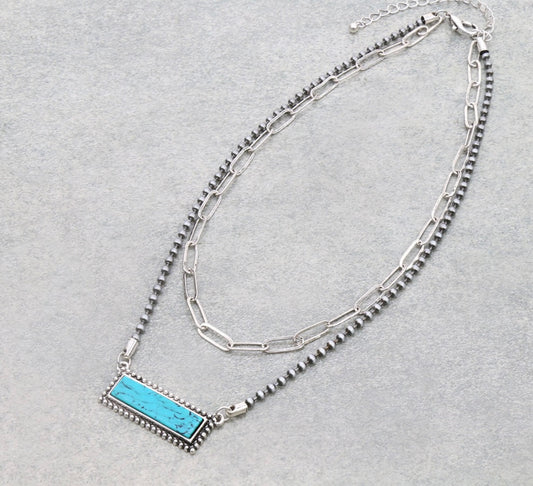 Charming West Turquoise Necklace