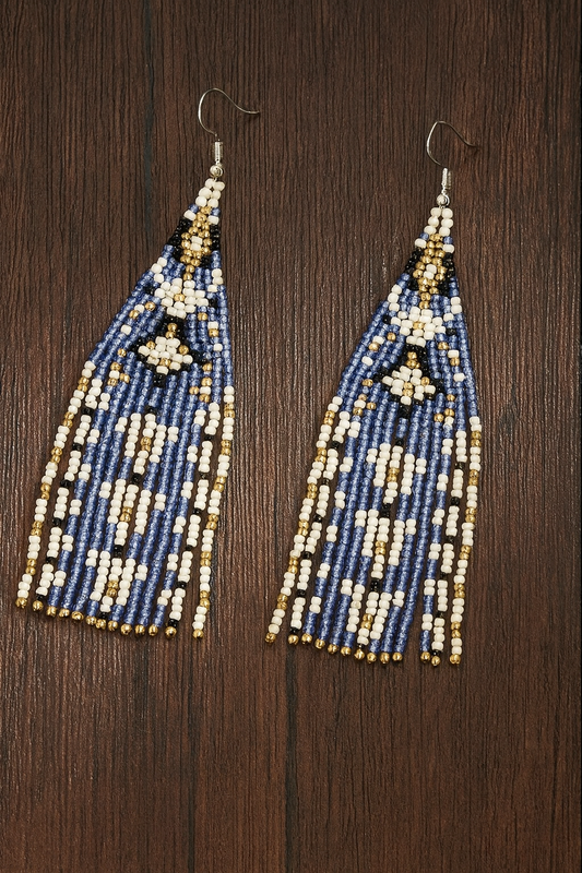 Bluebell Beaded Earrings