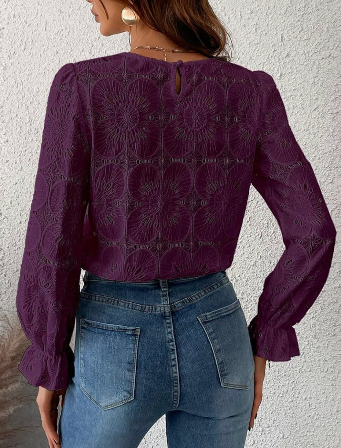 Blooming Blossom Purple Summer Top
