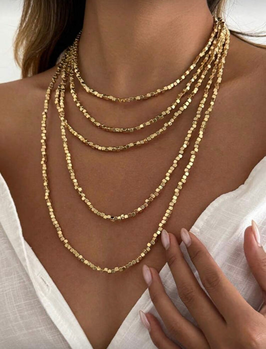 Gilded Gold Necklace