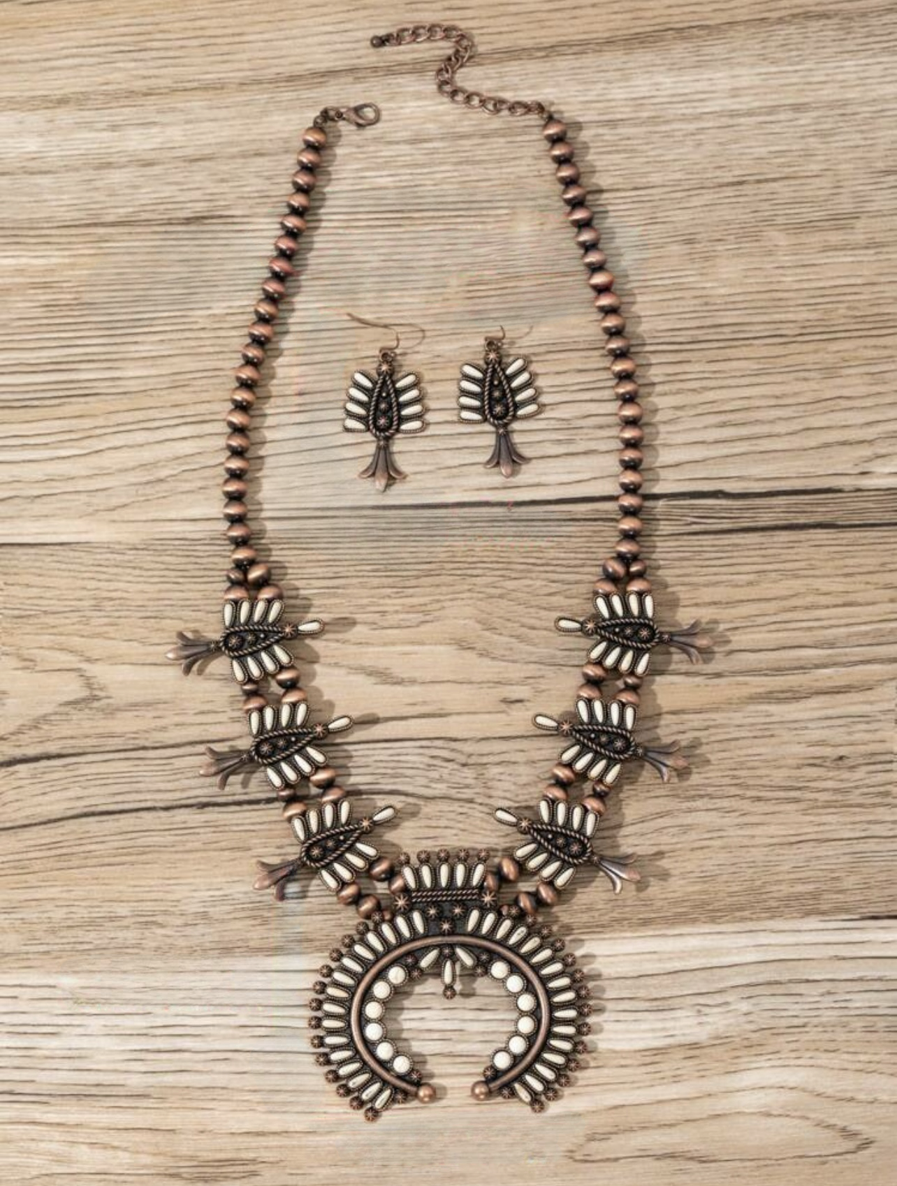 Lakota Squash Blossom Necklace