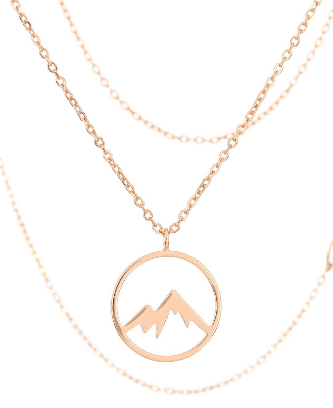 Golden Mountains Necklace