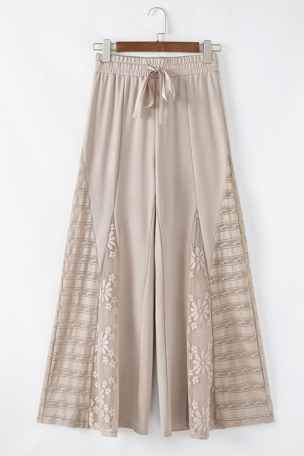 Boho Lace Patchwork Wide Leg Pants