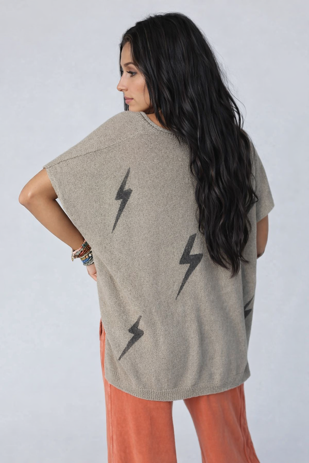 Lightning V-Neck Top