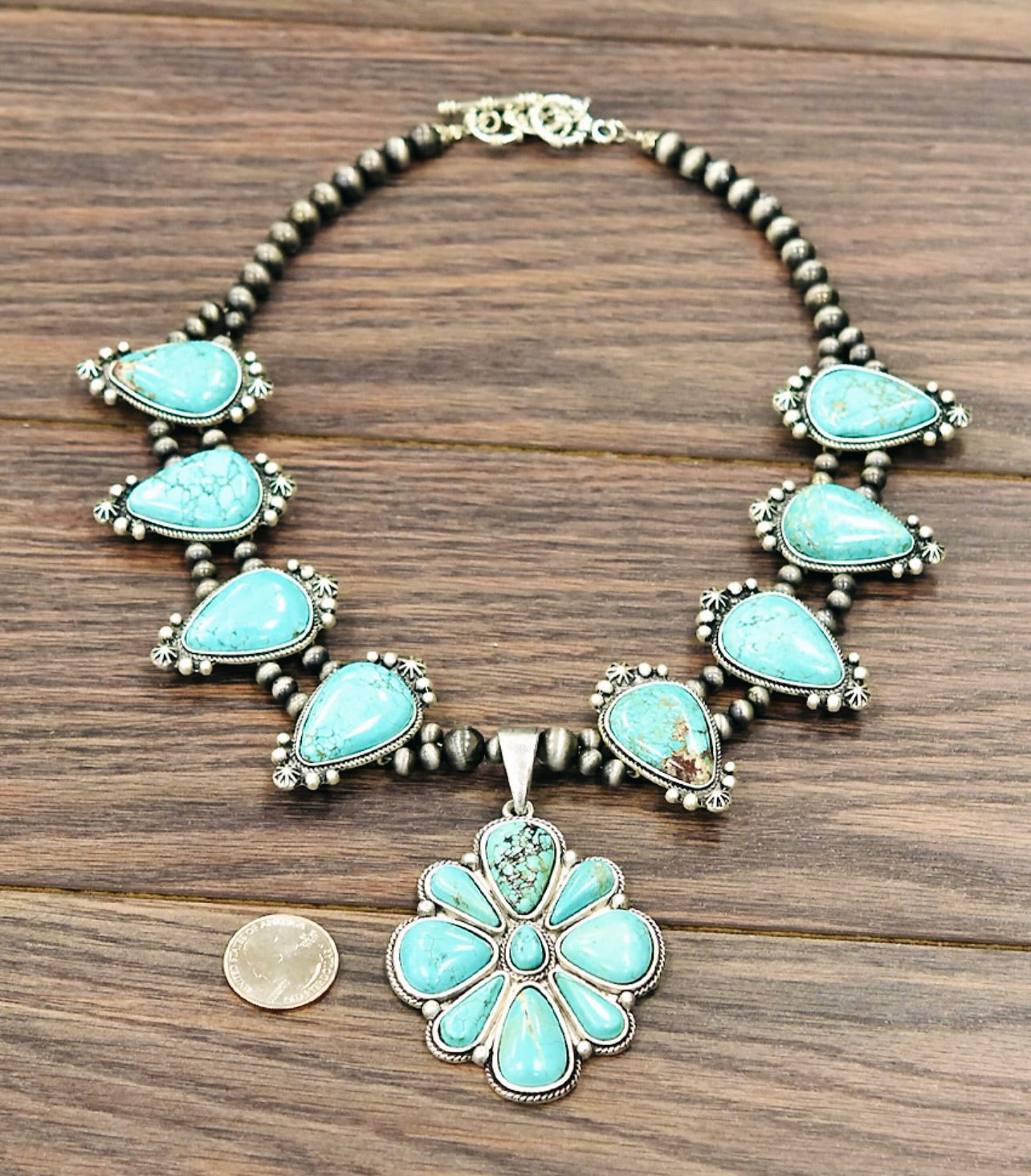 Dakota Squash Blossom Necklace