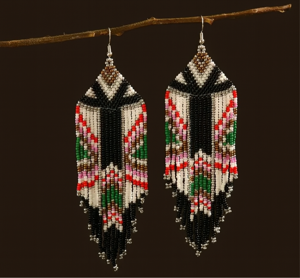 Lilly Beaded Earrings
