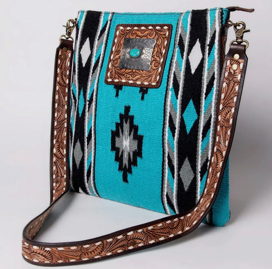 Turquoise American Darling Purse
