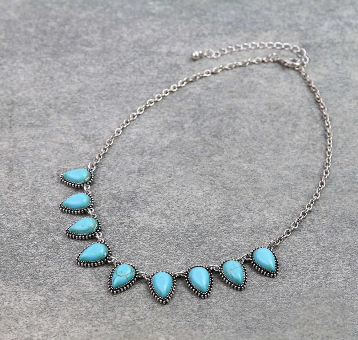 Where the Sky Meets Stone Necklace