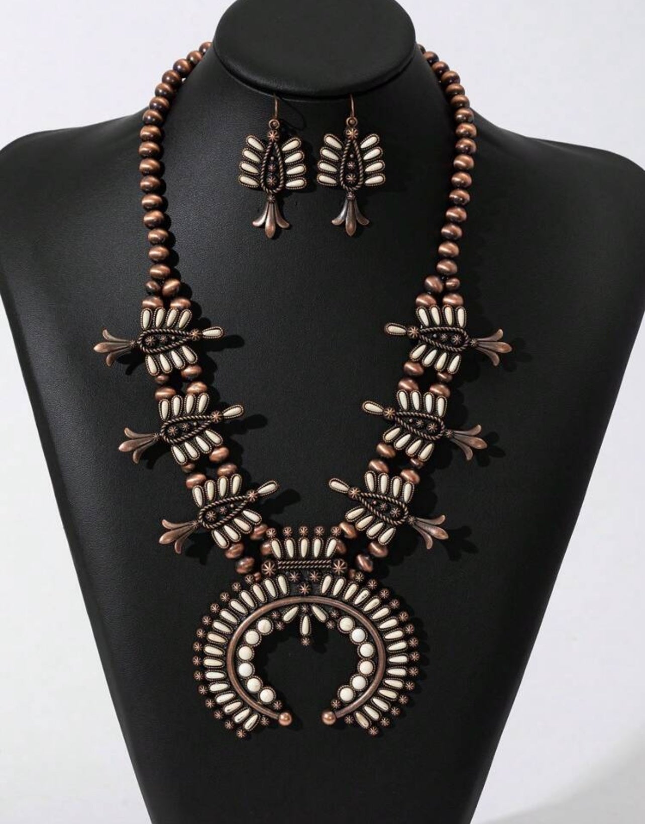 Lakota Squash Blossom Necklace