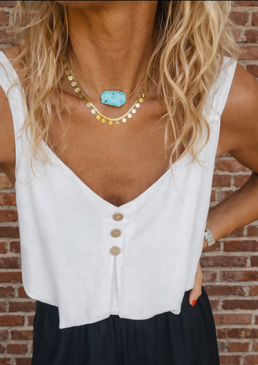 Stoney Turquoise Necklace