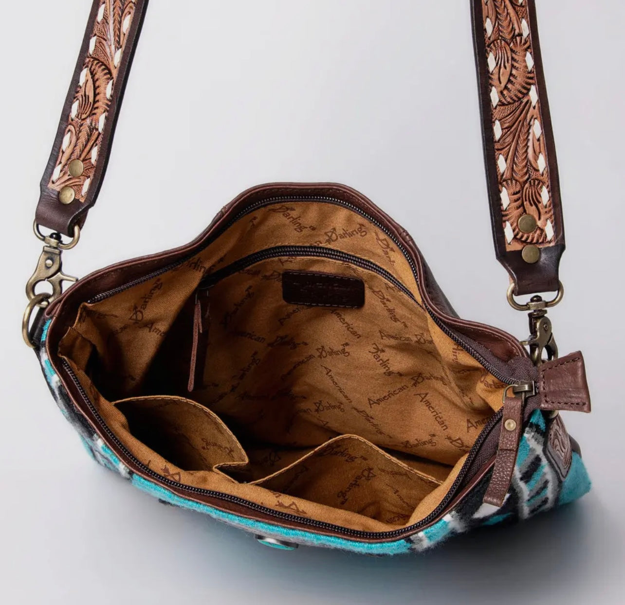 Turquoise American Darling Purse