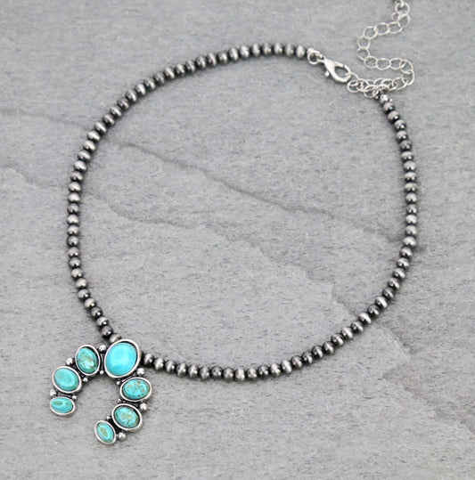 Sage and Stone Necklace