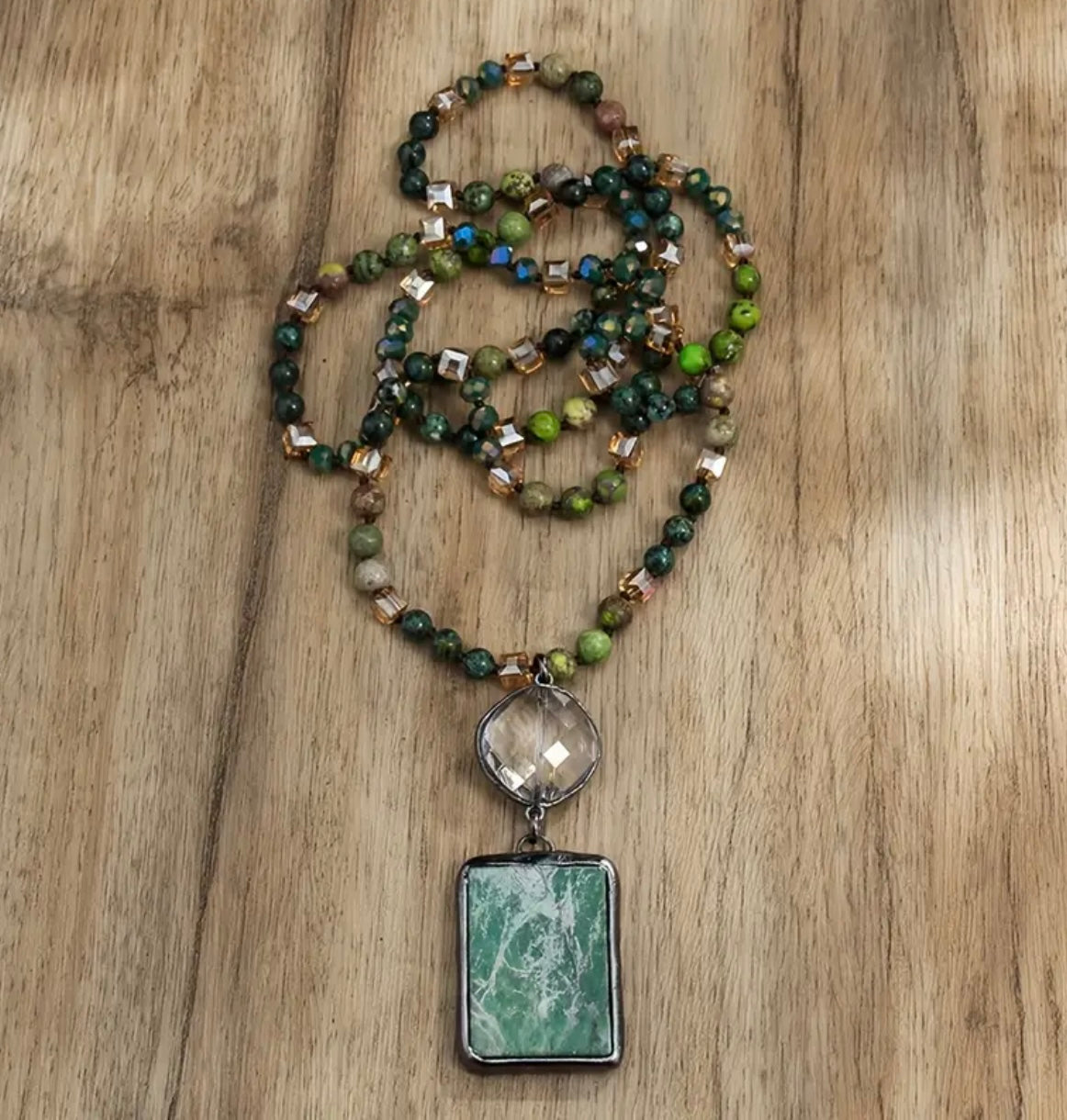 Green Stone Necklace