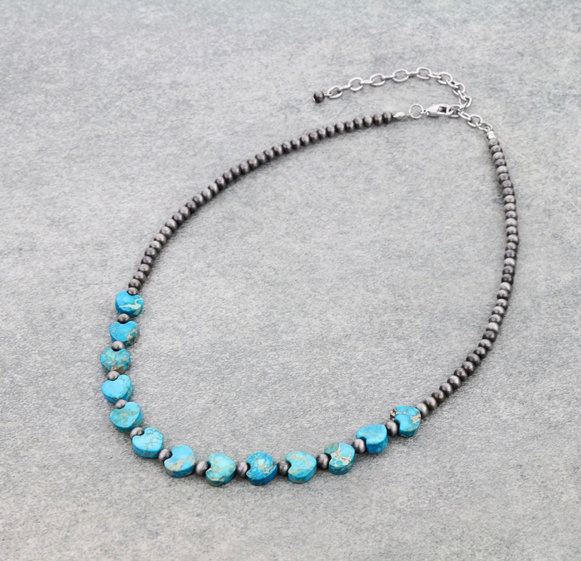 Kai Heart Genuine Turquoise Necklace