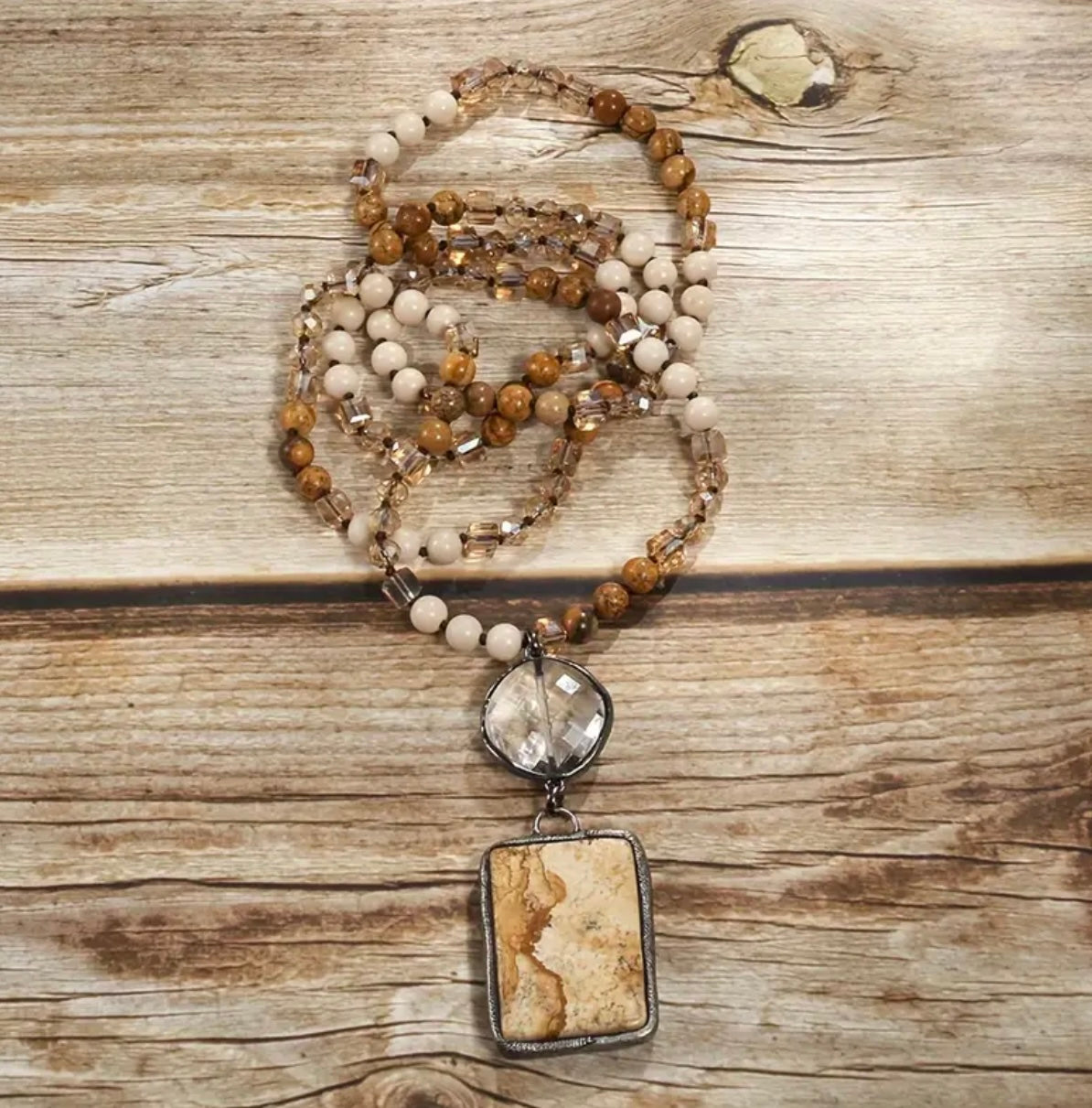Camel Stone Necklace