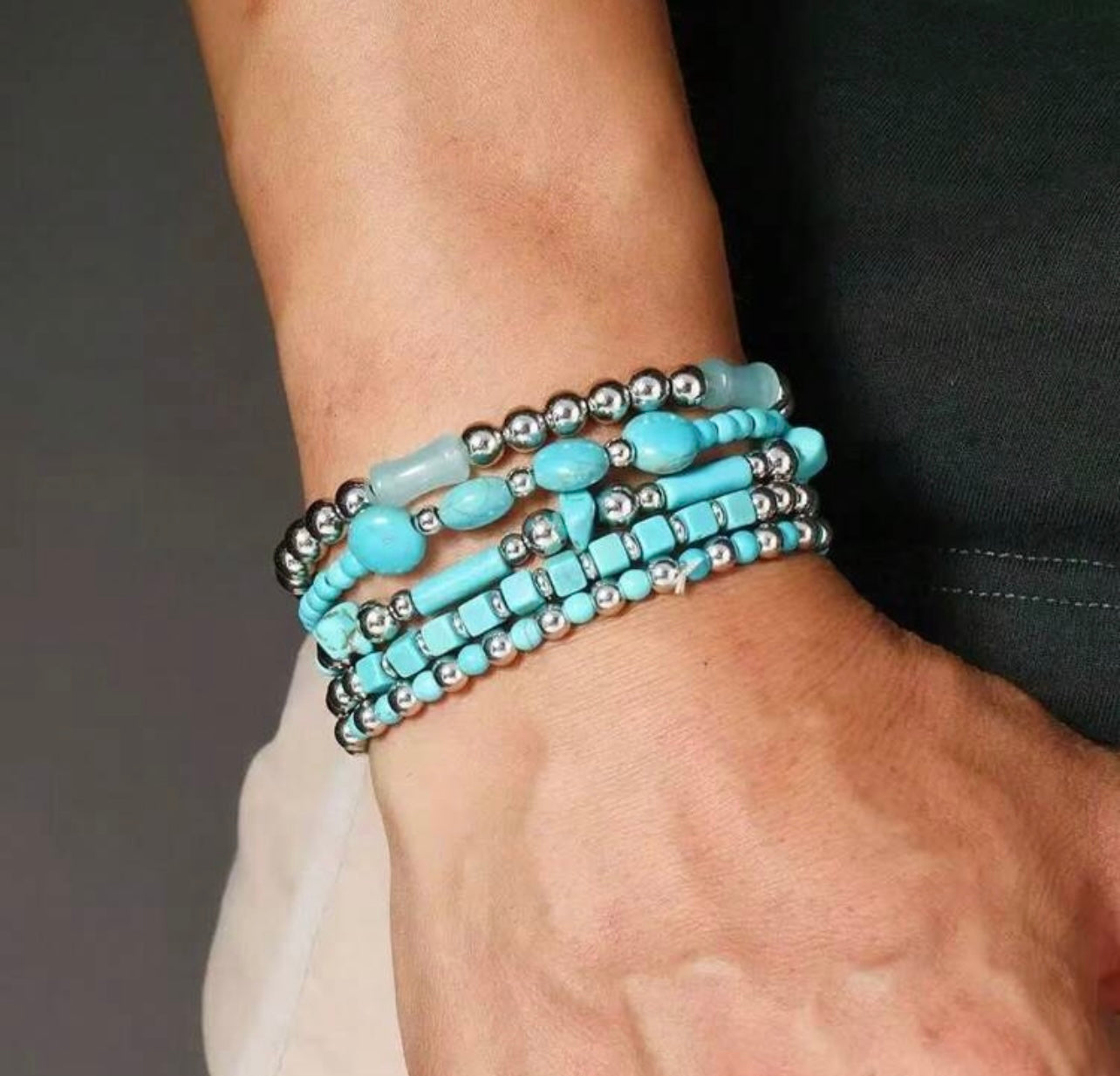 Boho Beaded Bracelet Set