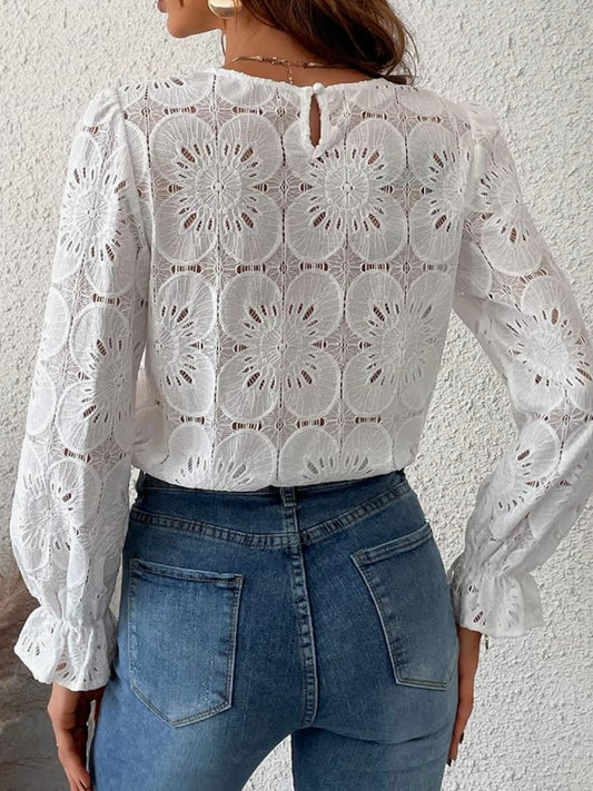 Blooming Blossom White Summer Top