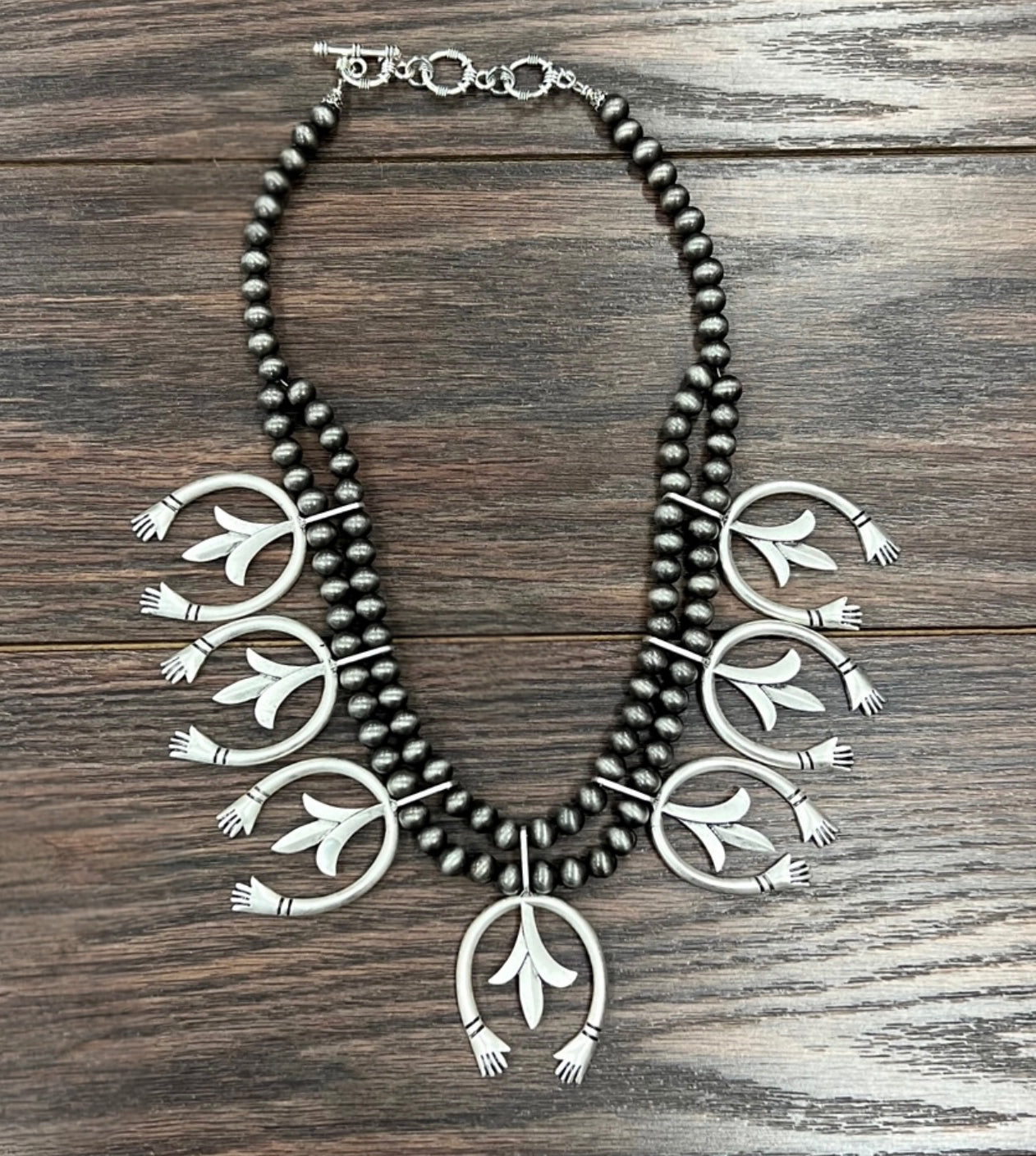 Halo Squash Blossom Necklace
