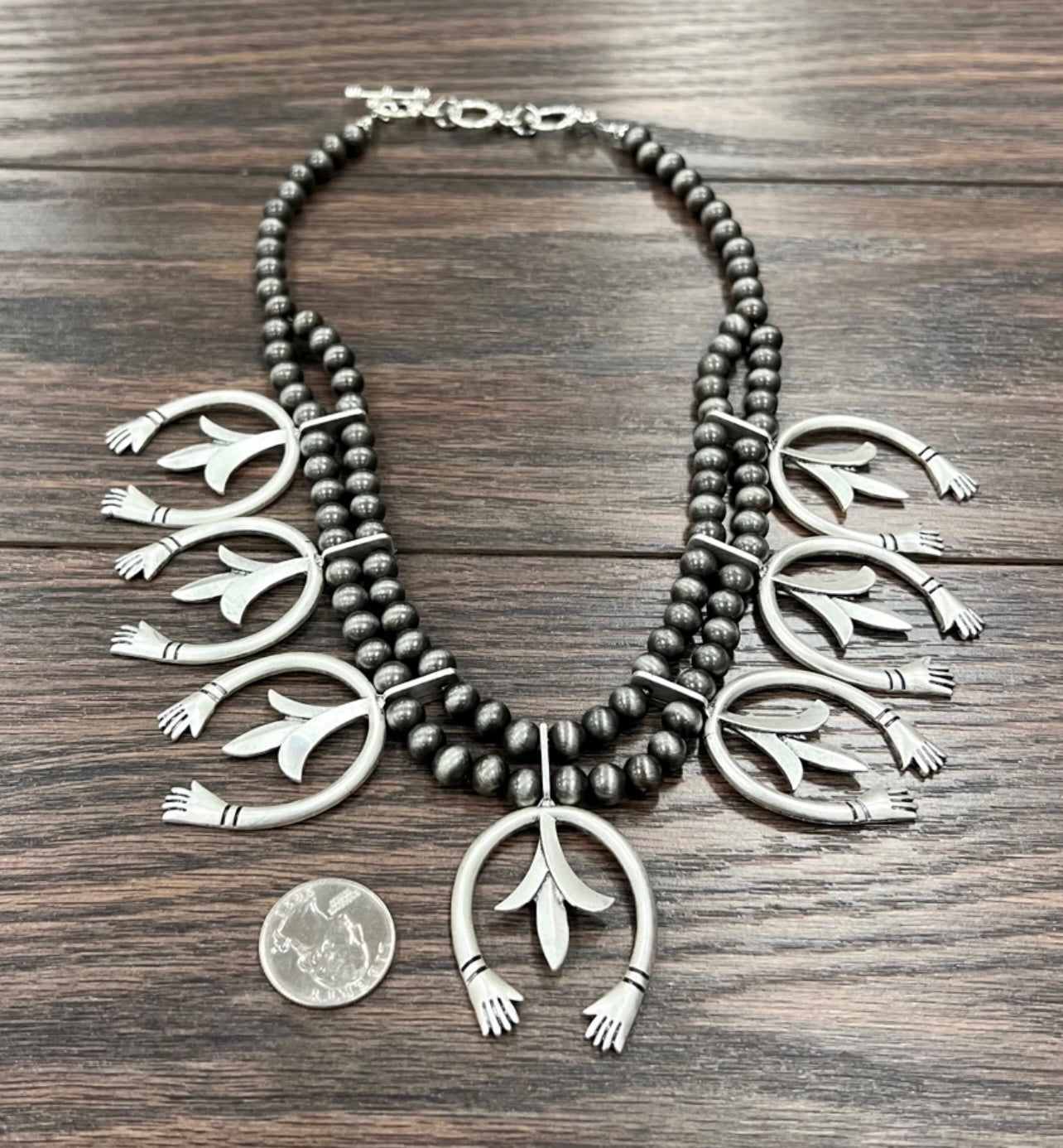 Halo Squash Blossom Necklace