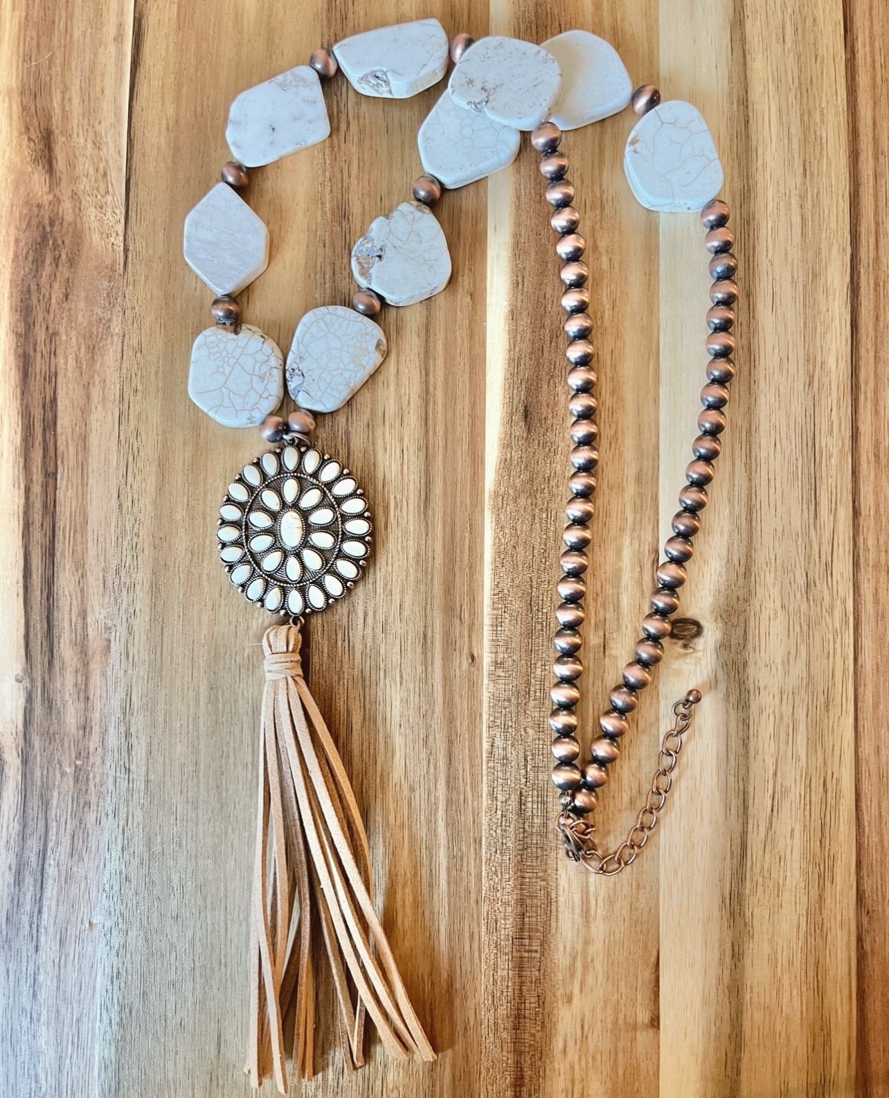 Canyon Squash Blossom Necklace