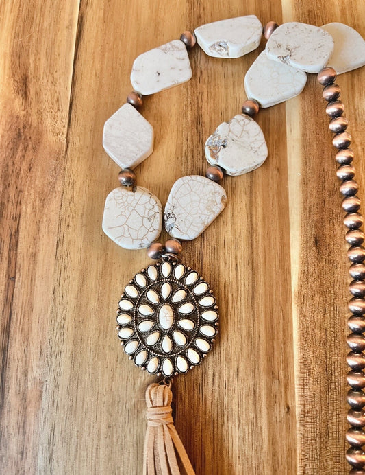 Canyon Squash Blossom Necklace