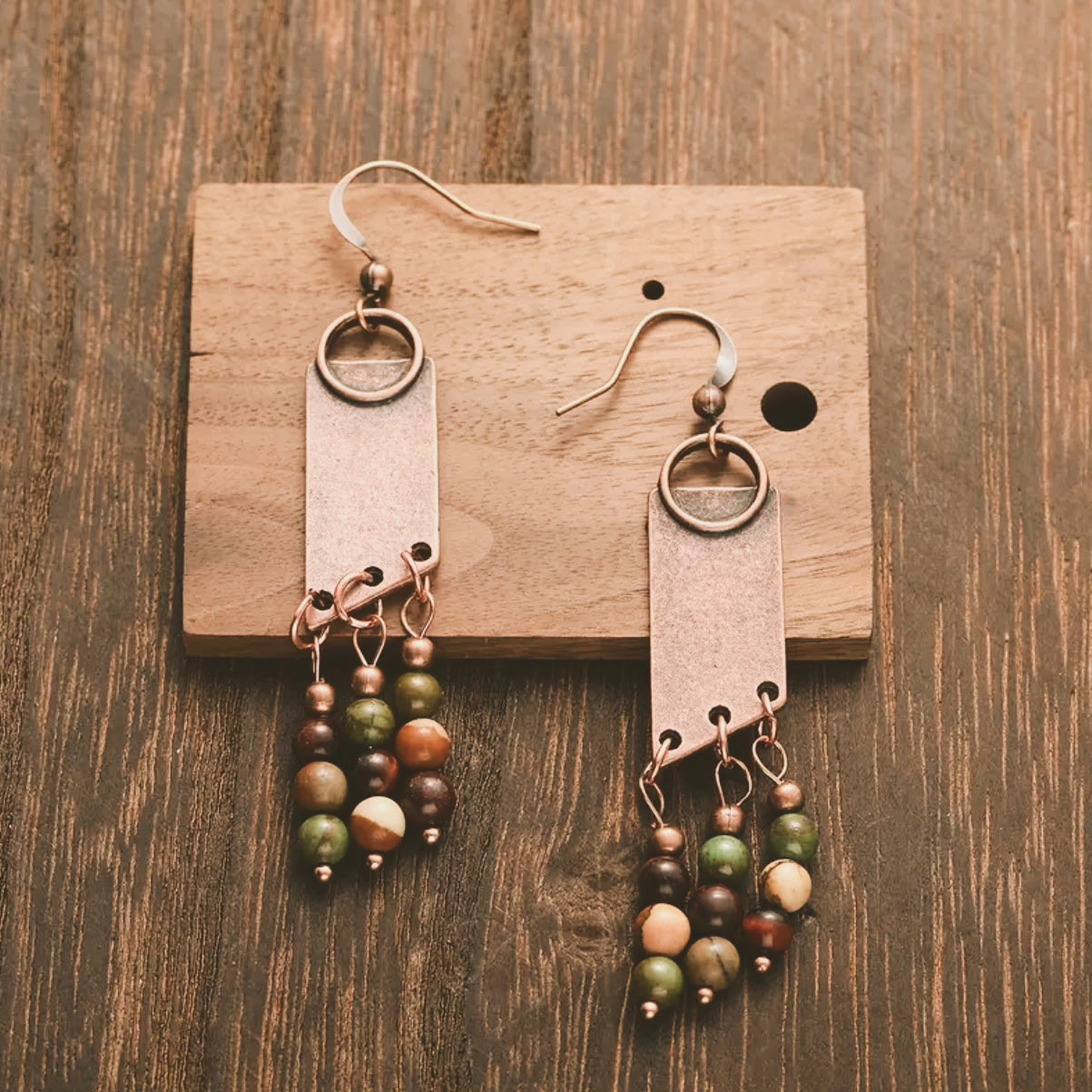 Copper Tone Earrings