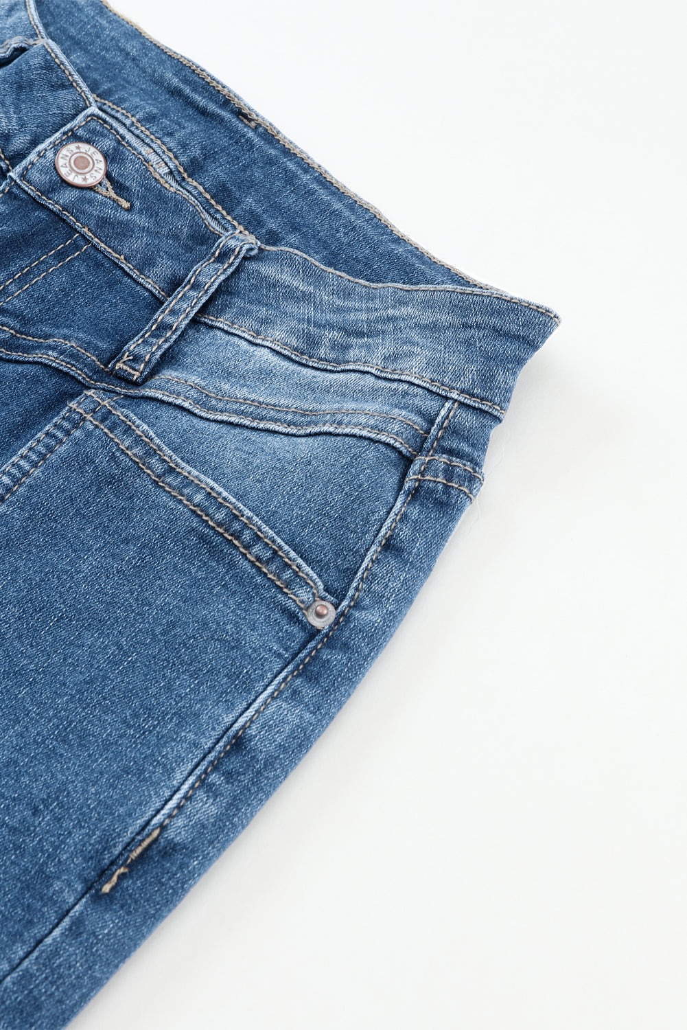 High Waist Flare Seam Jeans Tallie