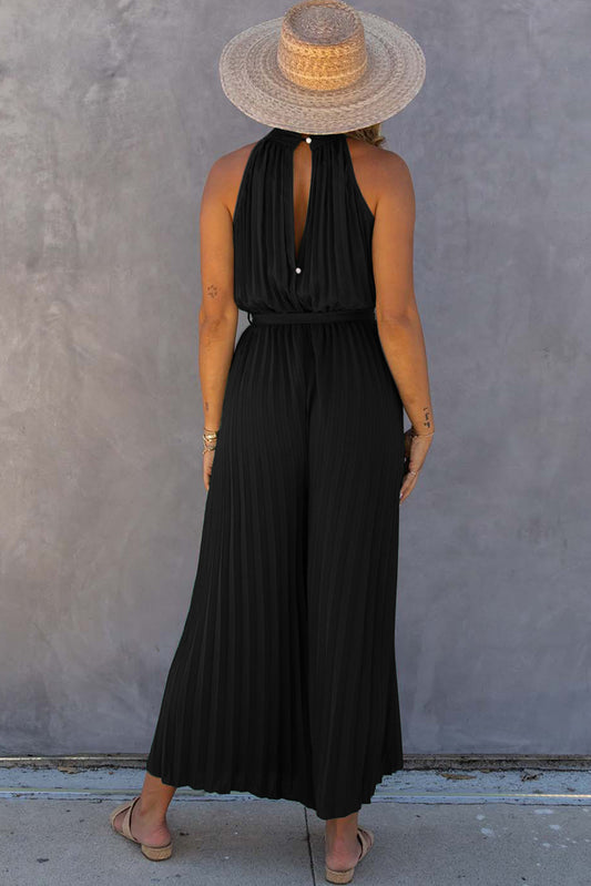 Black Halter Jumpsuit