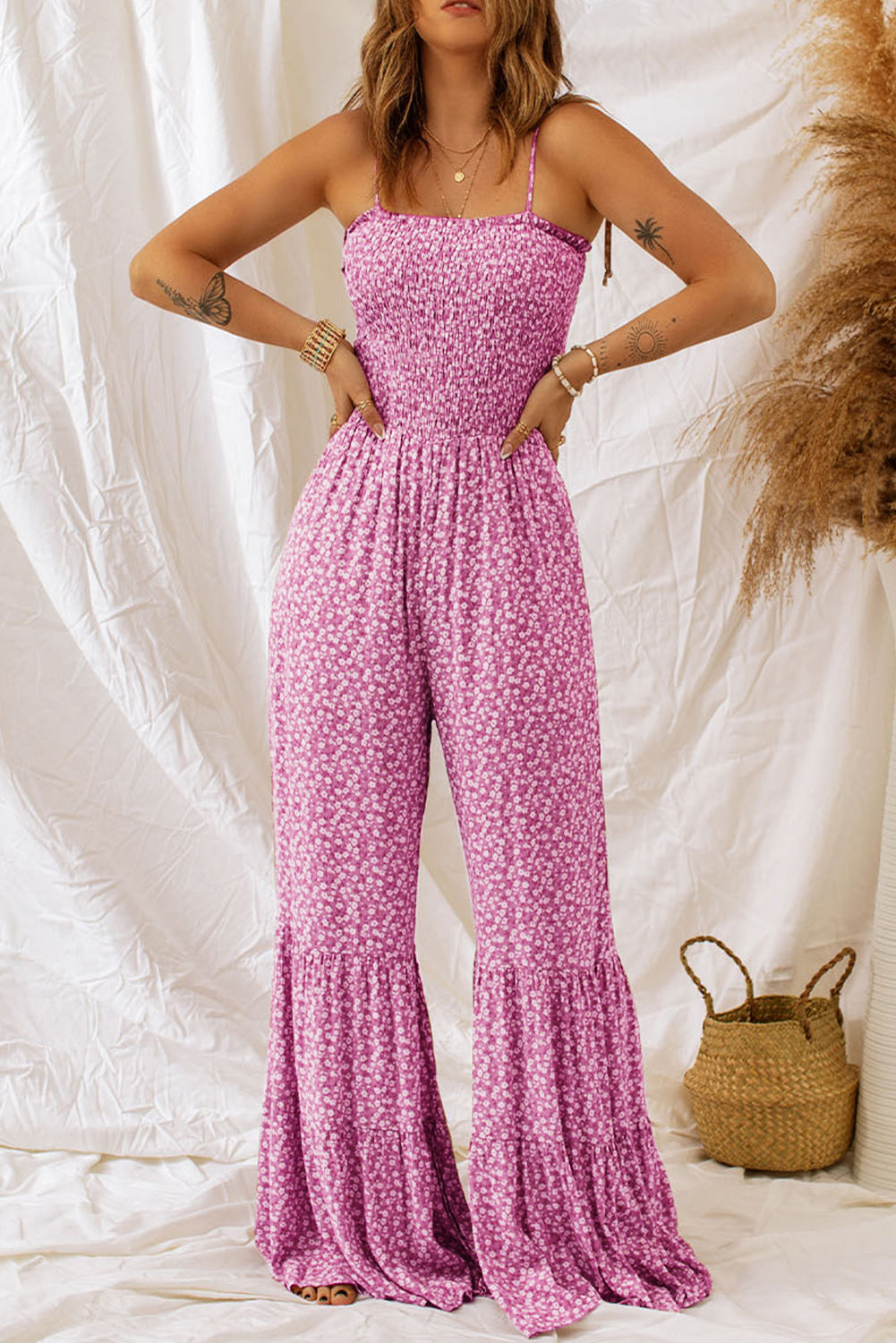 Festival Days Jumpsuit Blue and Pink Options