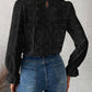 Blooming Blossom Black Summer Top