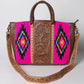 Hot Pink Aztec Luxury Purse