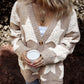 Sherpa Star Cardigan with Pockets