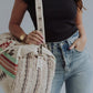 Cream and Rose Aztec Duffel