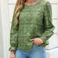 Blooming Blossom Olive Green Summer Top