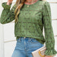 Blooming Blossom Olive Green Summer Top