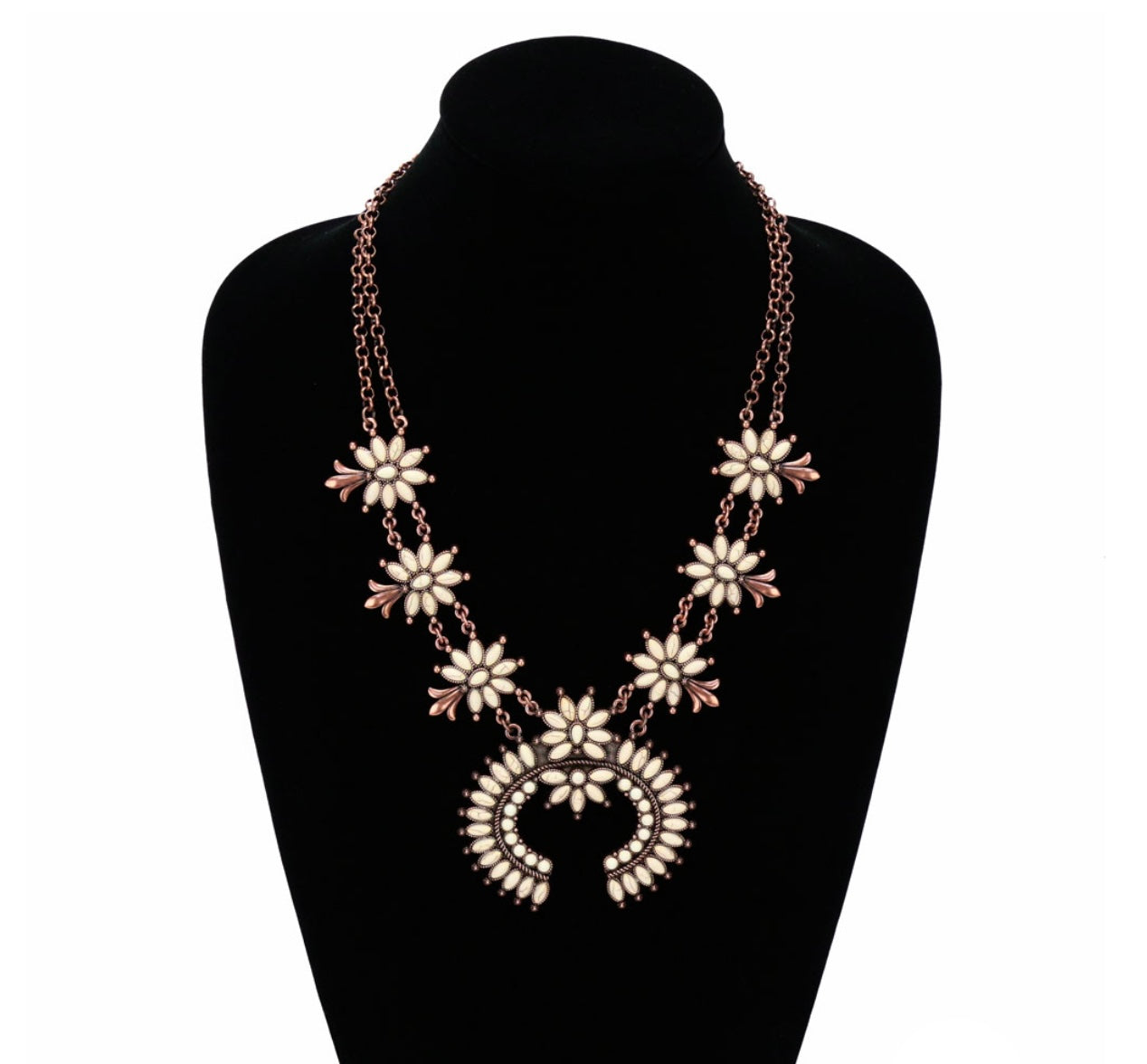 Lola Squash Blossom Necklace