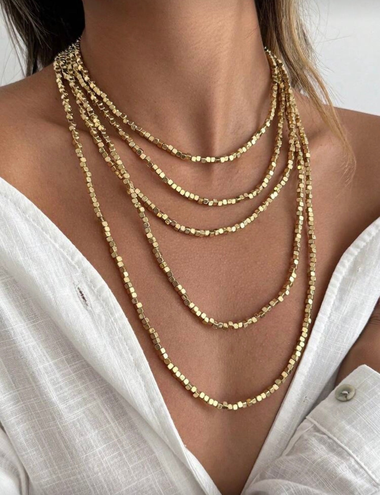 Gilded Gold Necklace