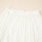 Beige Lace Maxi Skirt