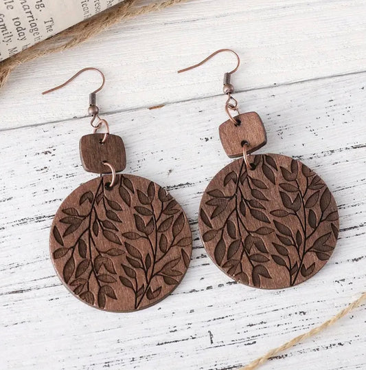 Into the woods earrings