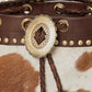 Cowhide Studded Luxury Western Purse