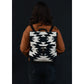 Black & Cream Aztec Backpack