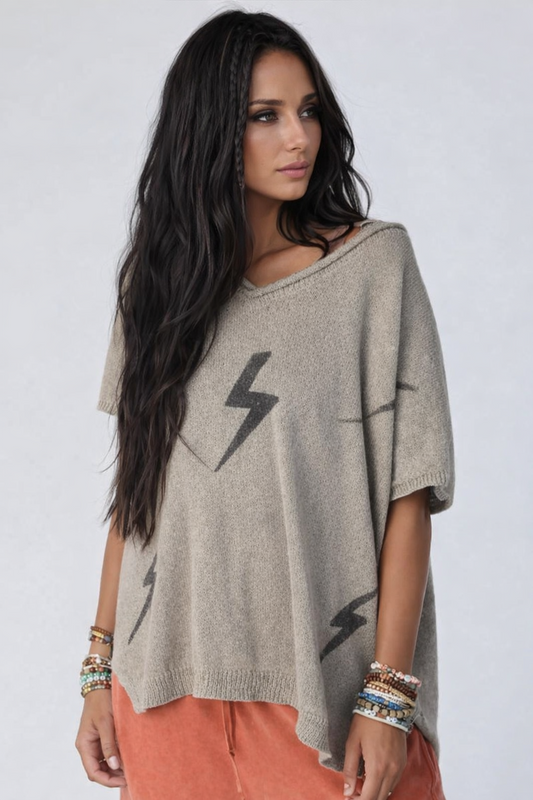 Lightning V-Neck Top