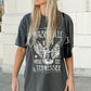 Gray Guitar Slogan Letter Graphic Print Oversized T Shirt