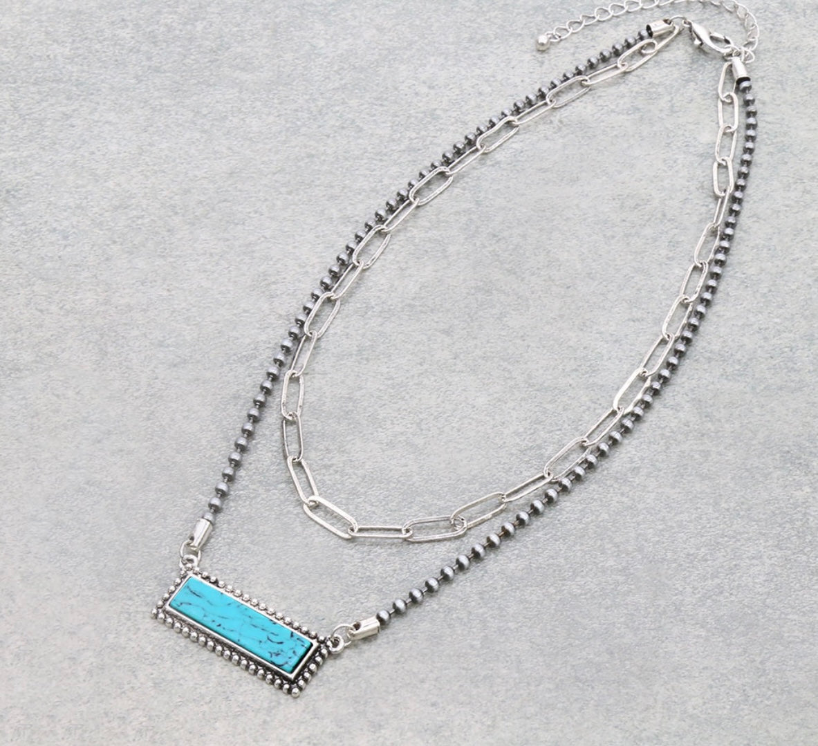 Charming West Turquoise Necklace