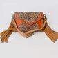 Burnt Orange Genuine Leather Luxury Western Purse