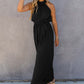 Black Halter Jumpsuit