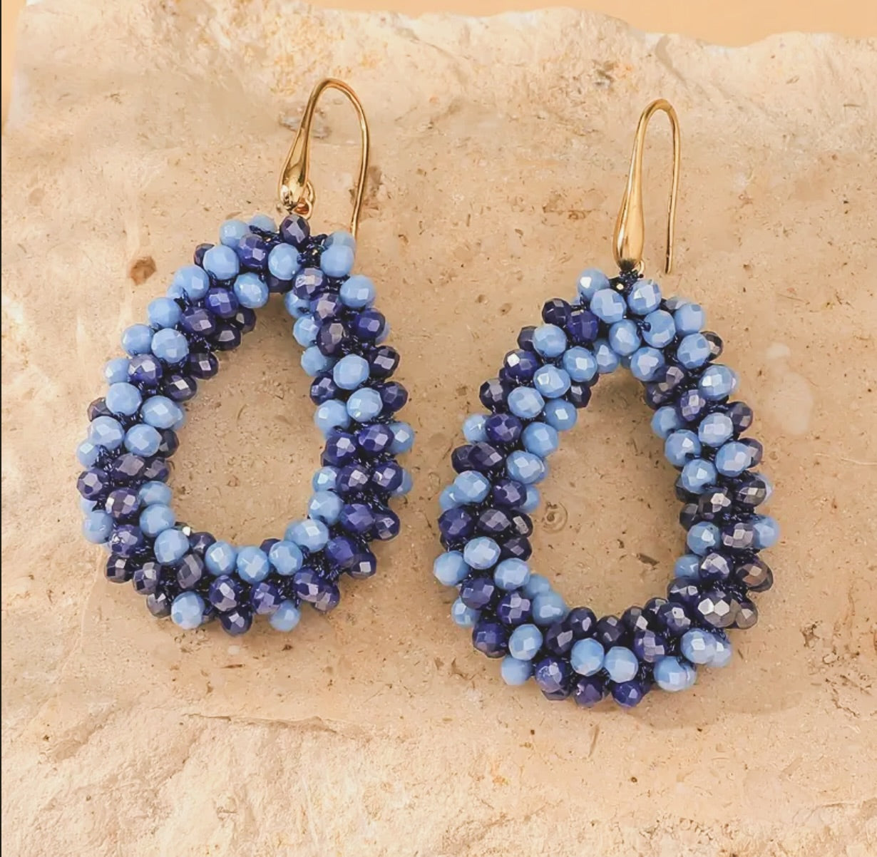 Blue darling earrings